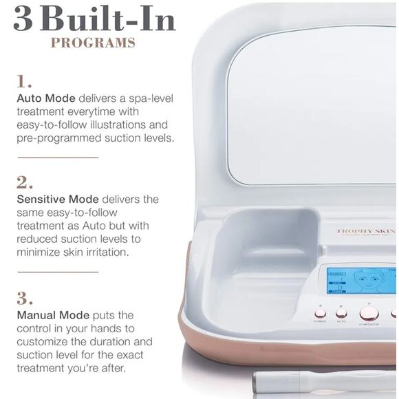 Trophy Skin Microderm MD At-Home Microdermabrasion Kit Anti-Aging and Acne NIB - Picture 5 of 7